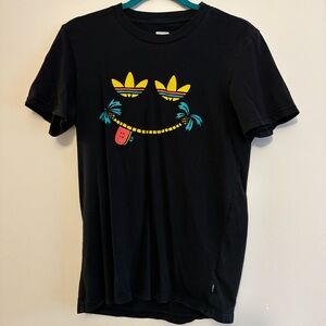Adidas Palm Tree Smiley Face Tshirt